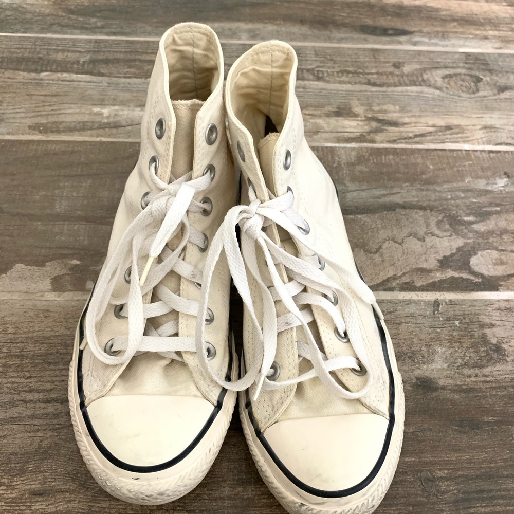 White high top Converse